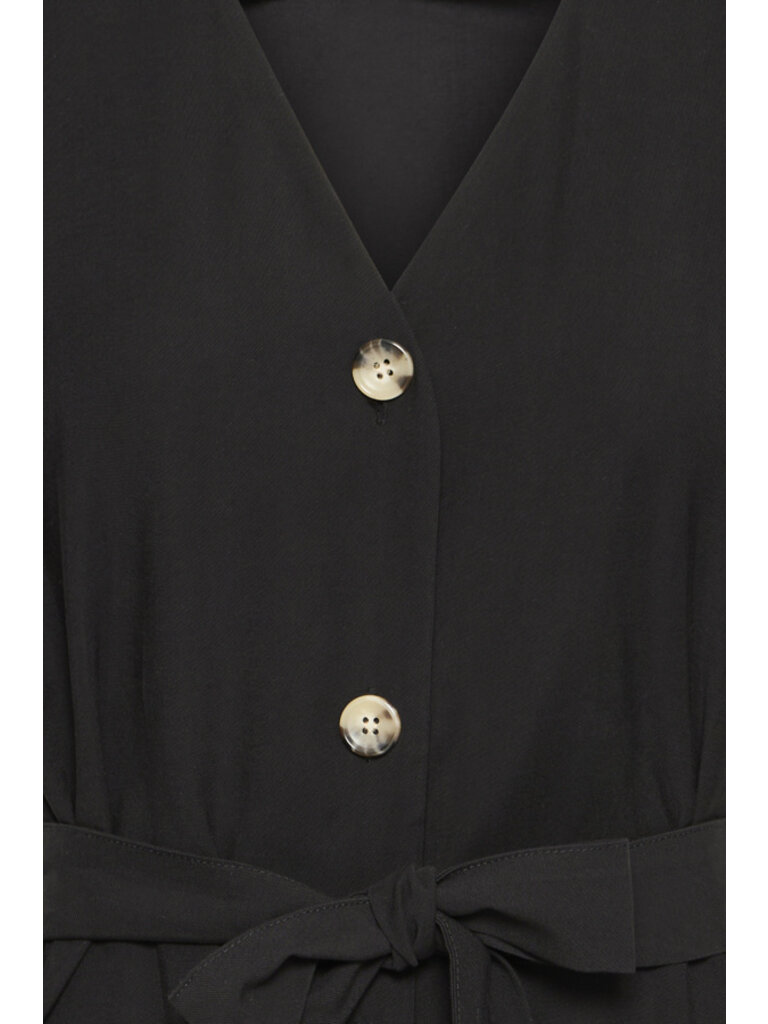 B. Young Button Up Black Midi