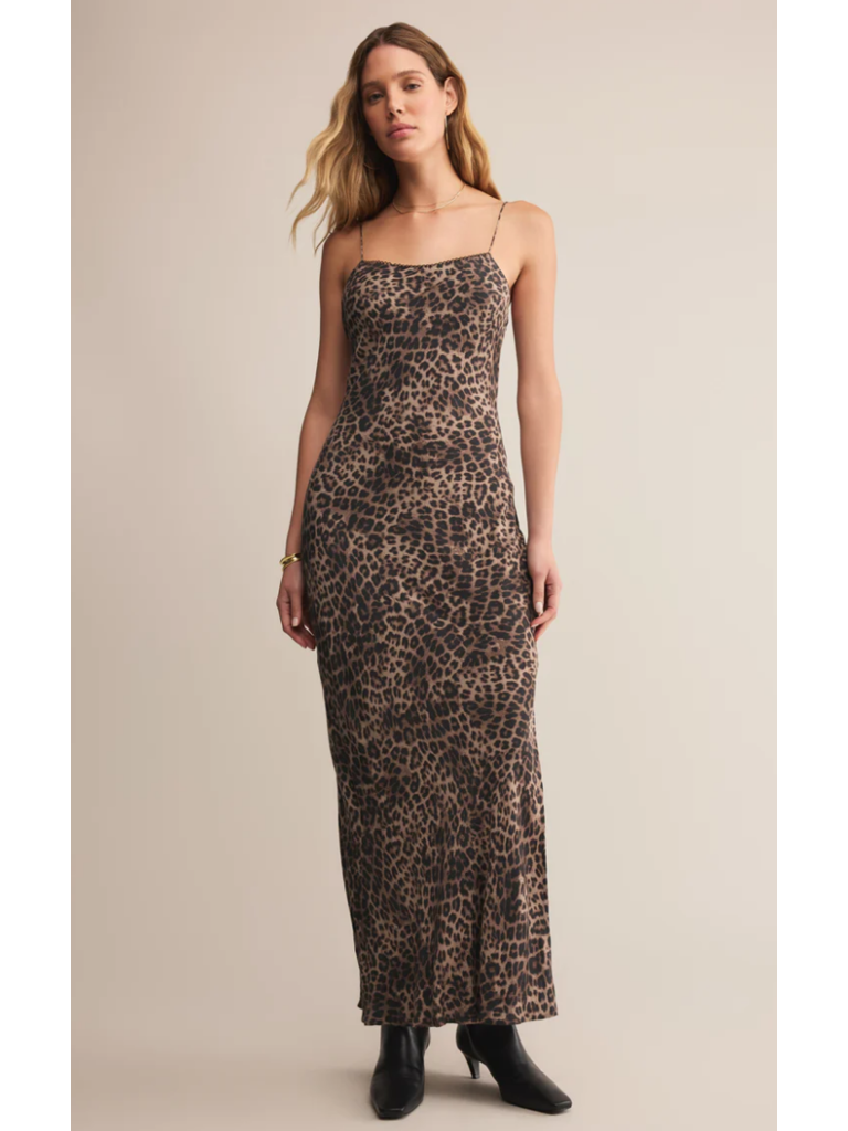 Z Supply Faded Leopard Slip Dress