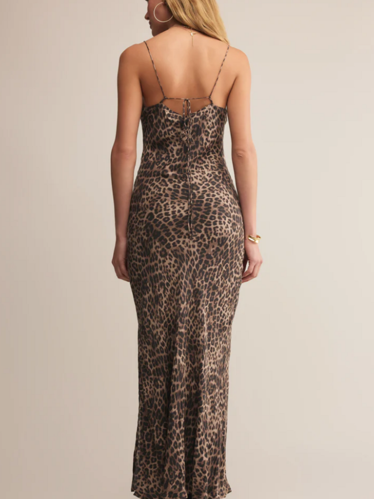 Z Supply Faded Leopard Slip Dress