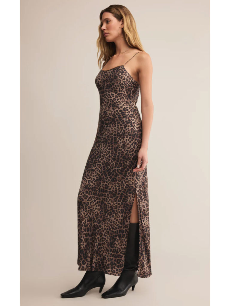 Z Supply Faded Leopard Slip Dress