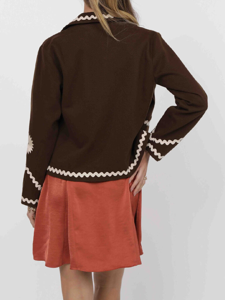 Sage The Label Embroidered Oak Jacket