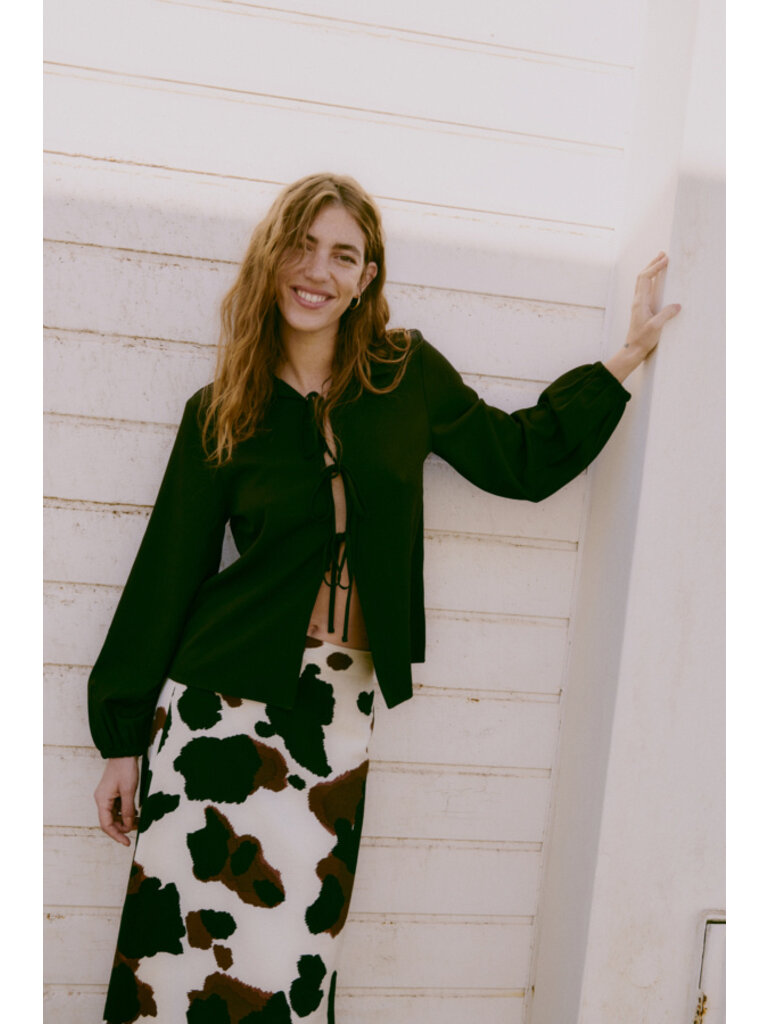 B. Young Cow Print Skirt