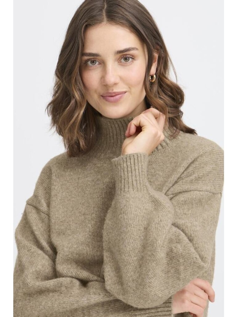 Fransa Sandstone Knit