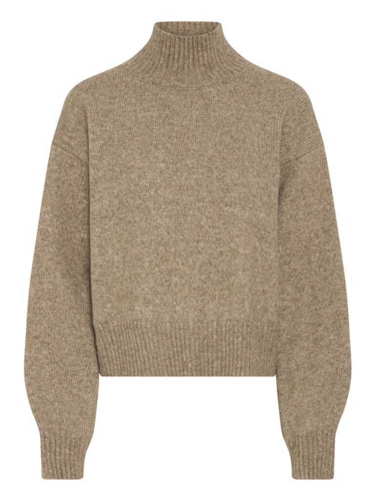 Fransa Sandstone Knit