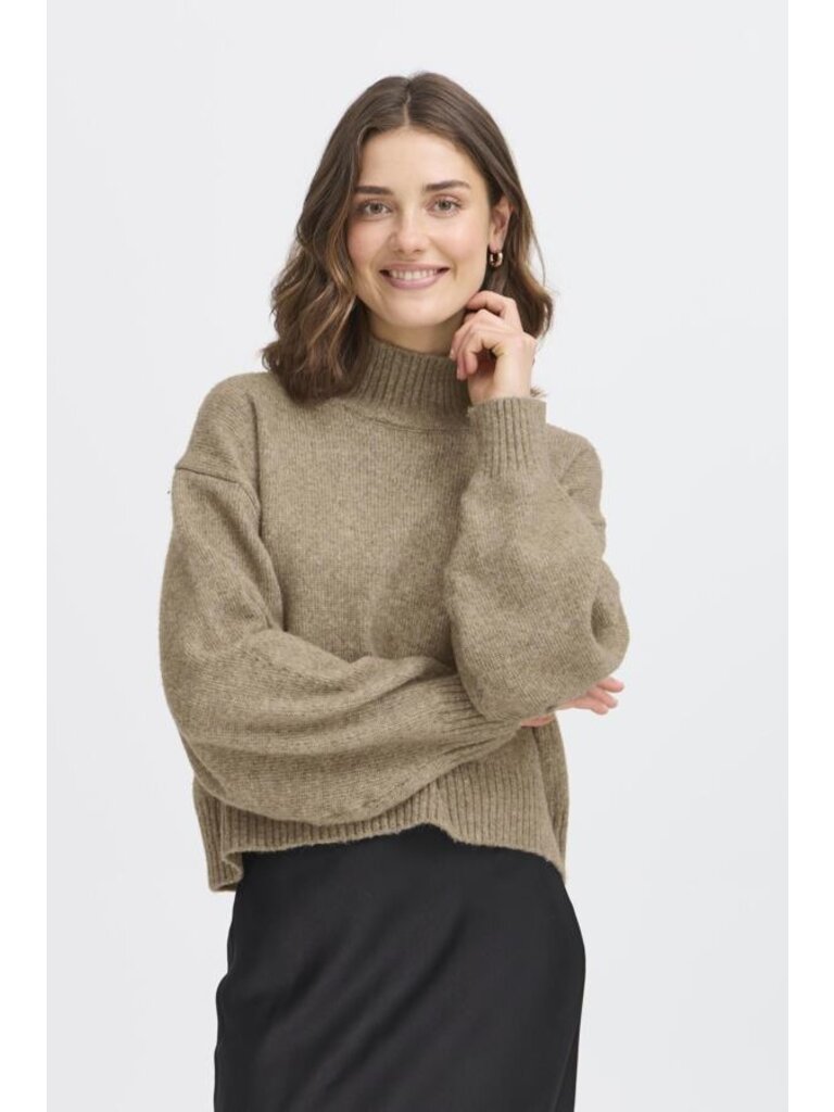 Fransa Sandstone Knit
