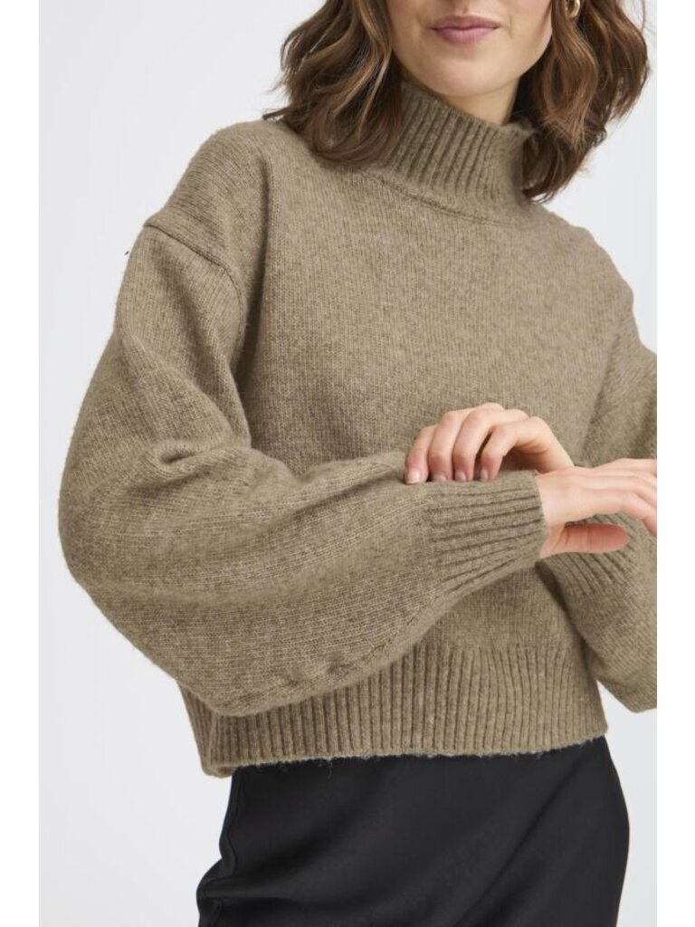 Fransa Sandstone Knit