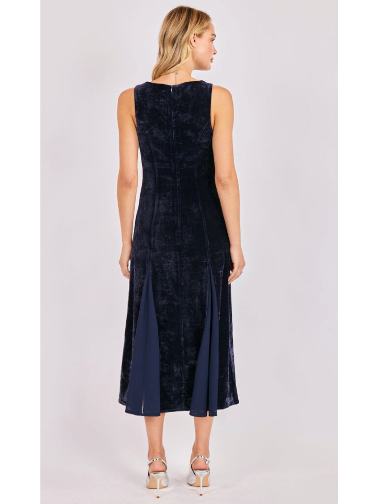 Sadie & Sage Midnight Velvet Dress