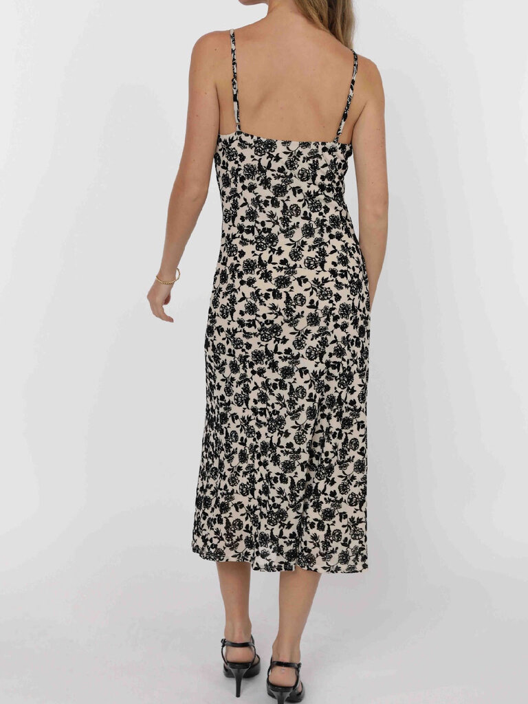 Sage The Label Velvet Floral Slip Dress