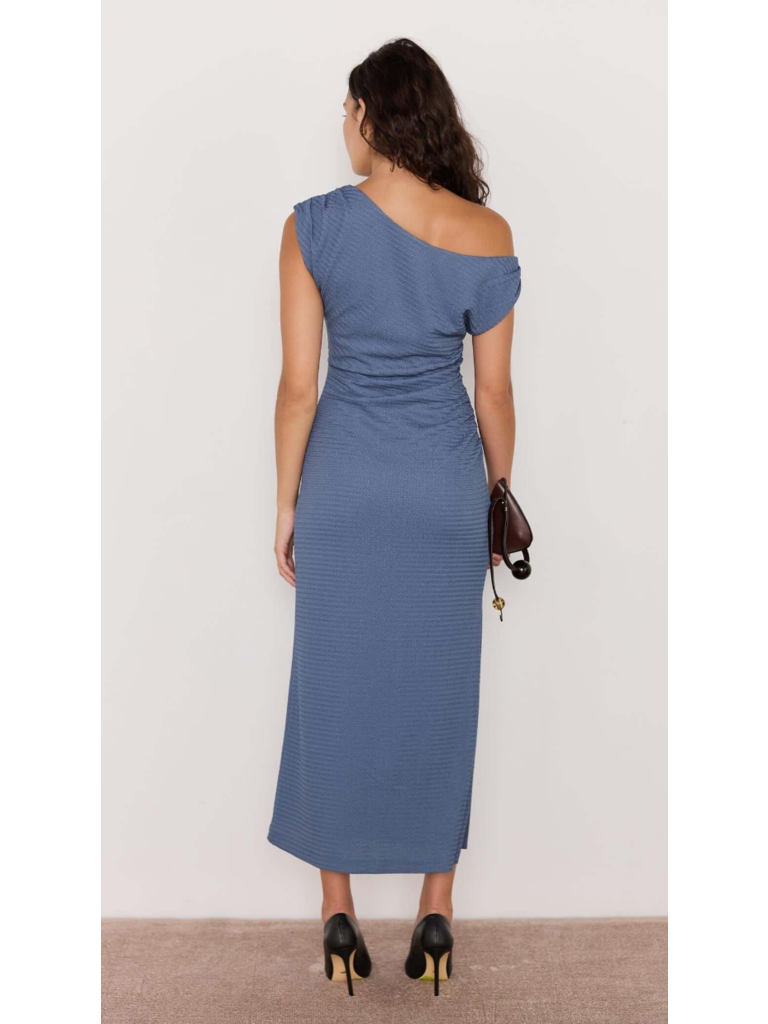 Mink Pink Steel Blue Midi
