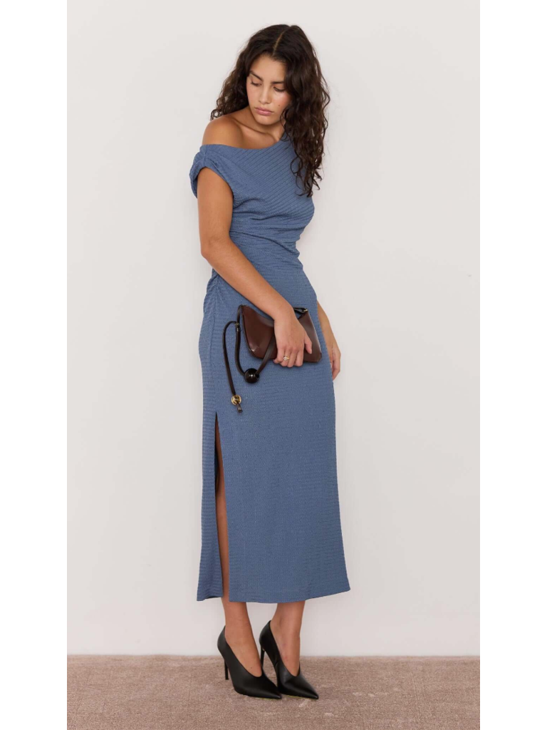Mink Pink Steel Blue Midi