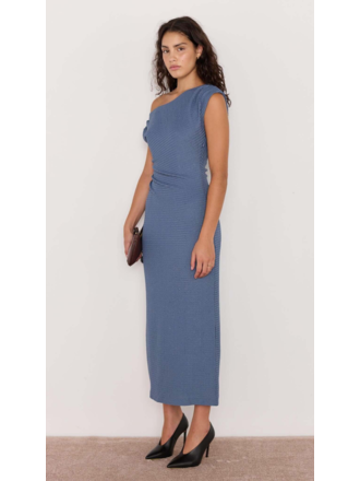 Mink Pink Steel Blue Midi