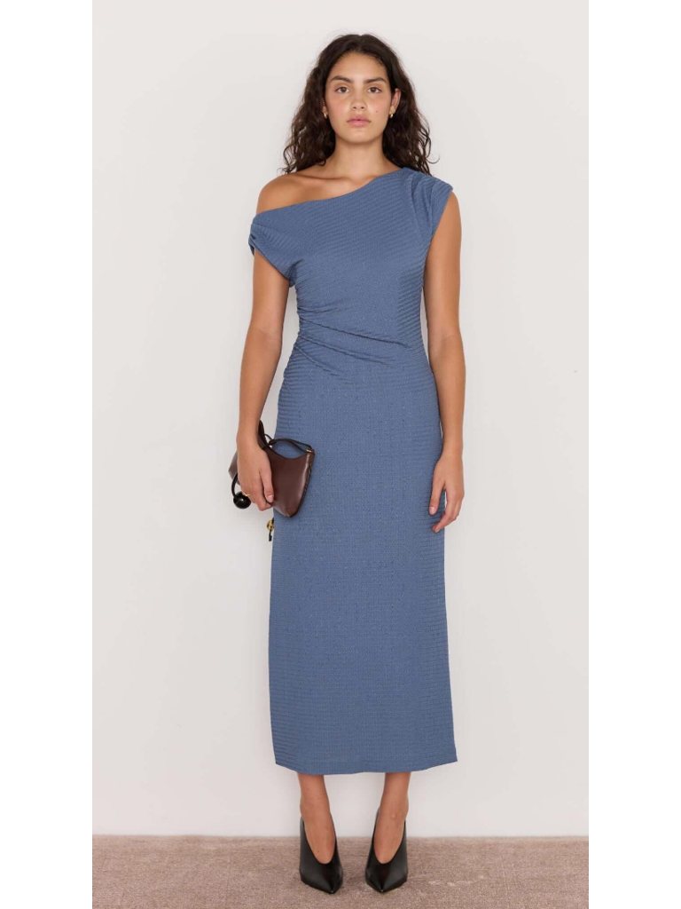 Mink Pink Steel Blue Midi