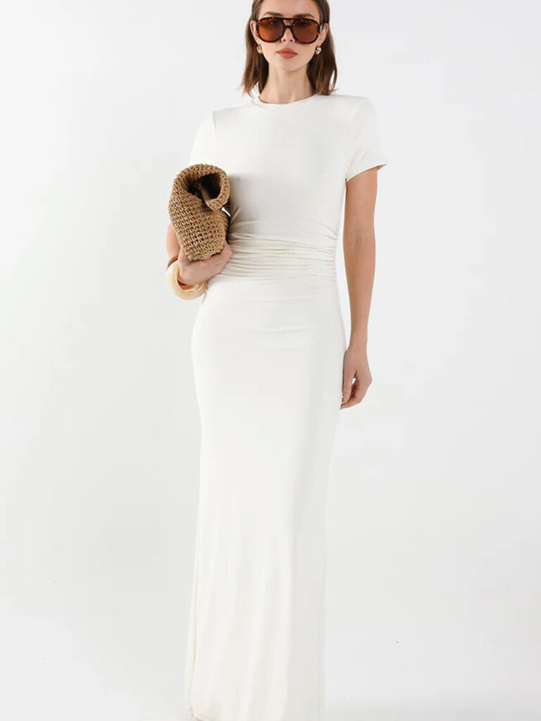 Madison The Label White Tee Maxi