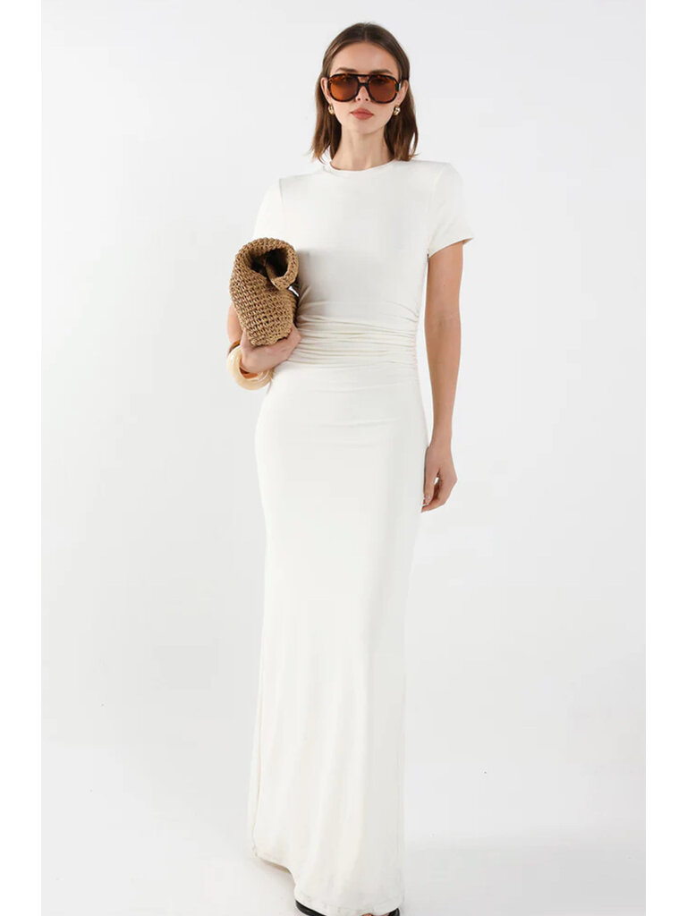 Madison The Label White Tee Maxi