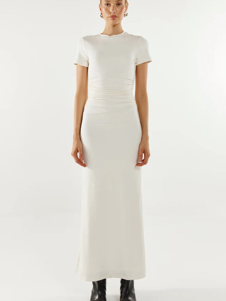 Madison The Label White Tee Maxi