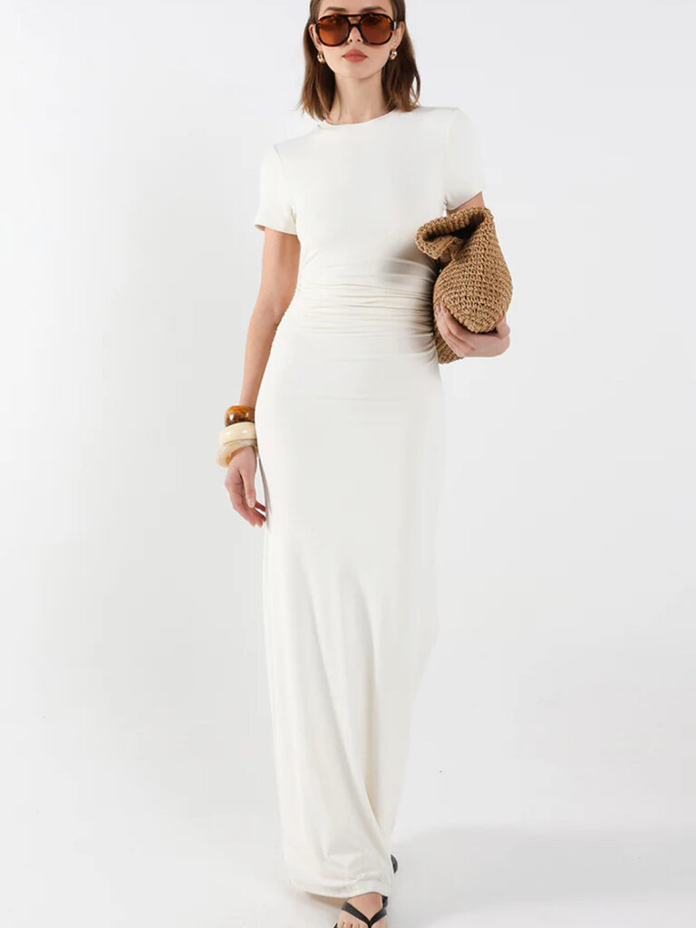Madison The Label White Tee Maxi