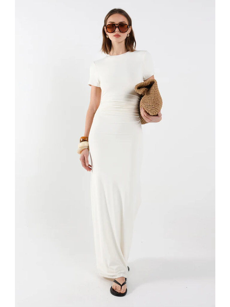Madison The Label White Tee Maxi