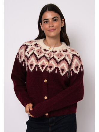 RD Style Retro Garnet Cardi