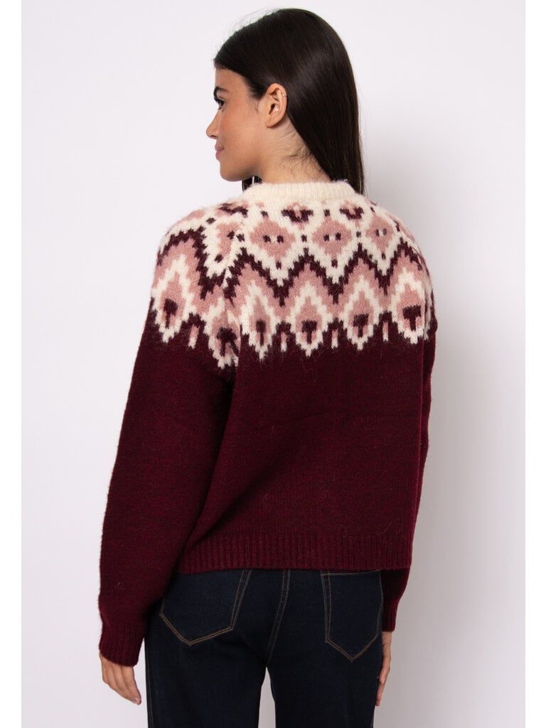 RD Style Retro Garnet Cardi