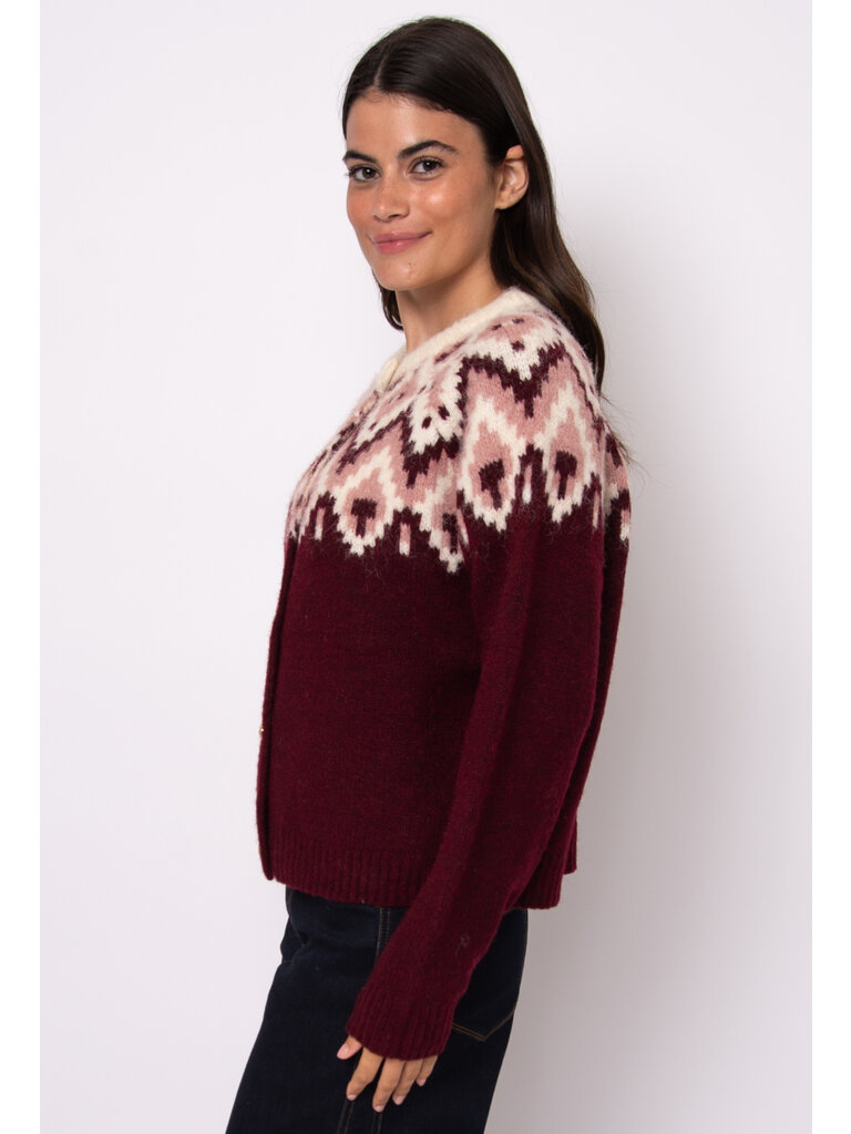 RD Style Retro Garnet Cardi