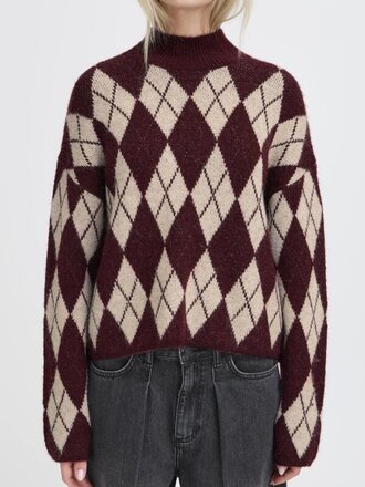 B. Young Port Argyle Knit