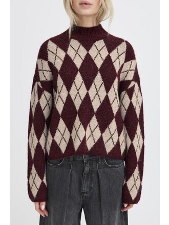 B. Young Port Argyle Knit