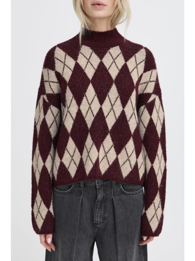 B. Young Port Argyle Knit