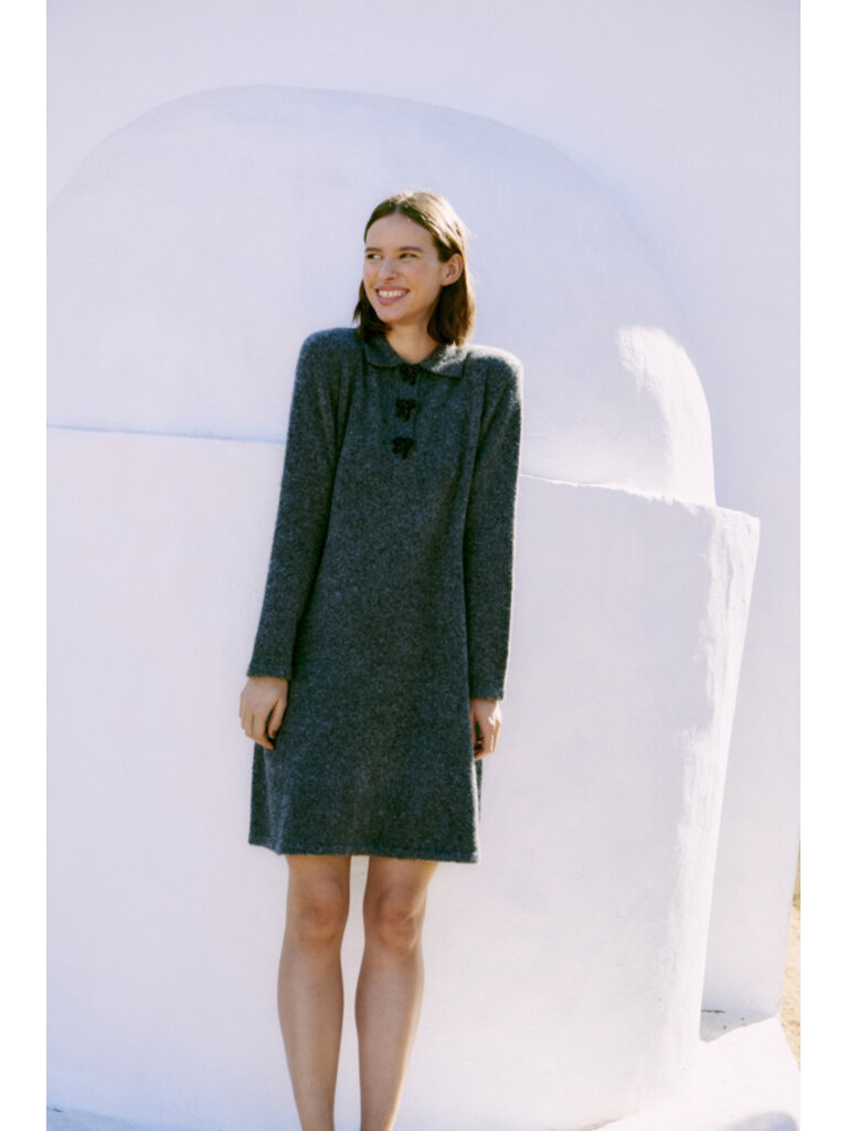 B. Young Bow Charm Knit Dress