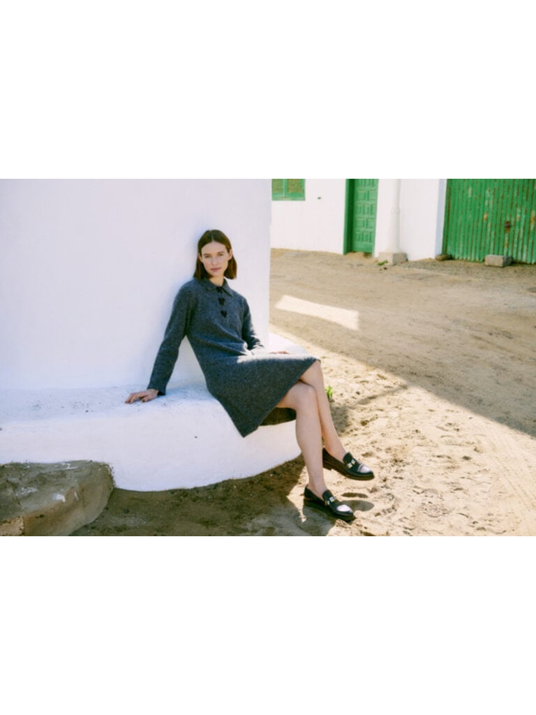 B. Young Bow Charm Knit Dress