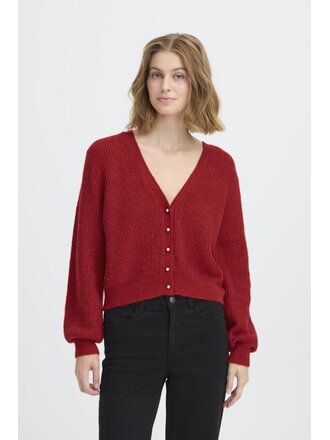 ICHI Crimson Cardigan