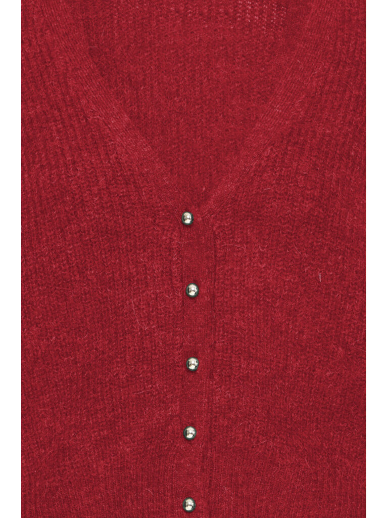 ICHI Crimson Cardigan