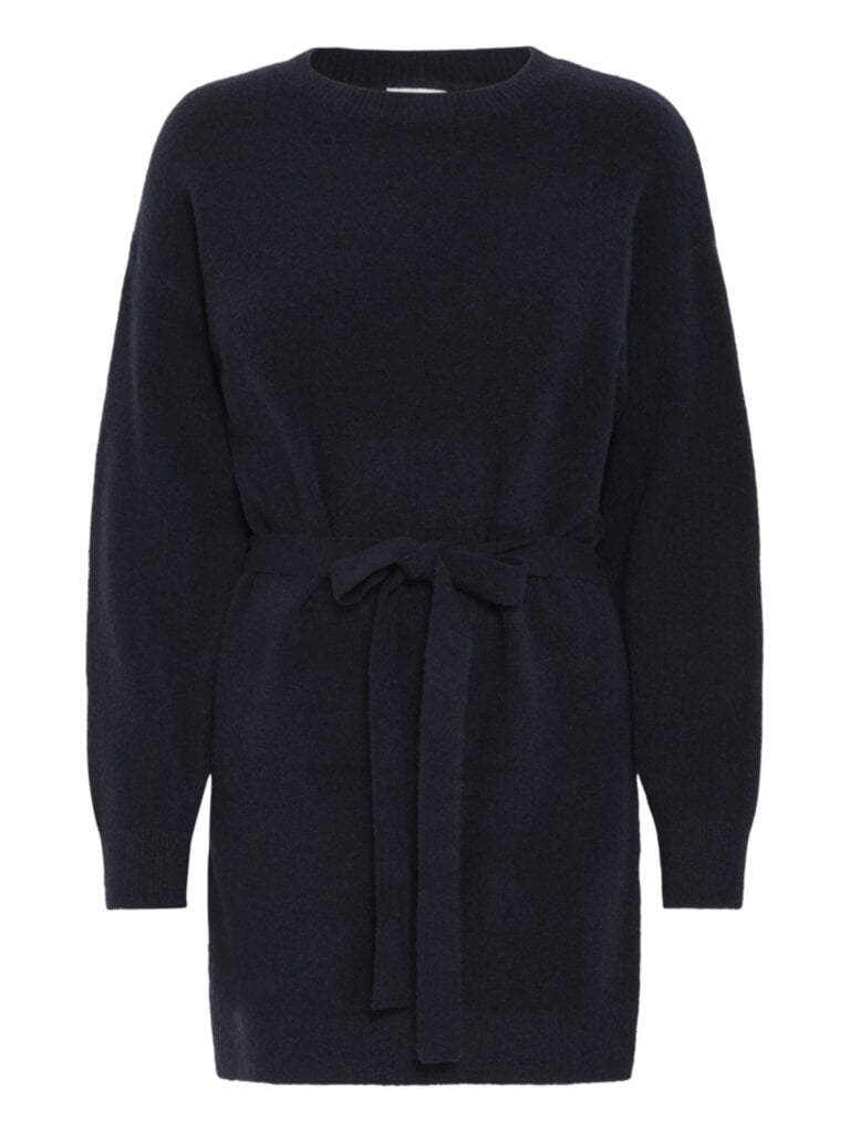ICHI Navy Tie Knit Dress