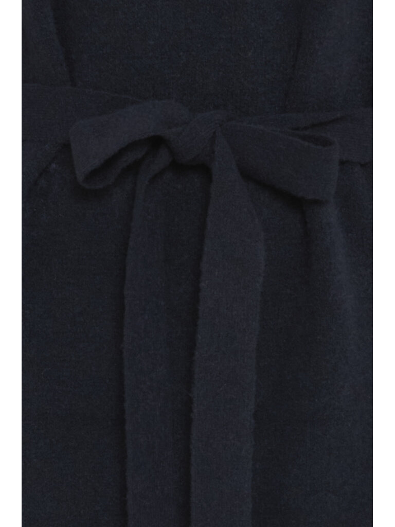 ICHI Navy Tie Knit Dress