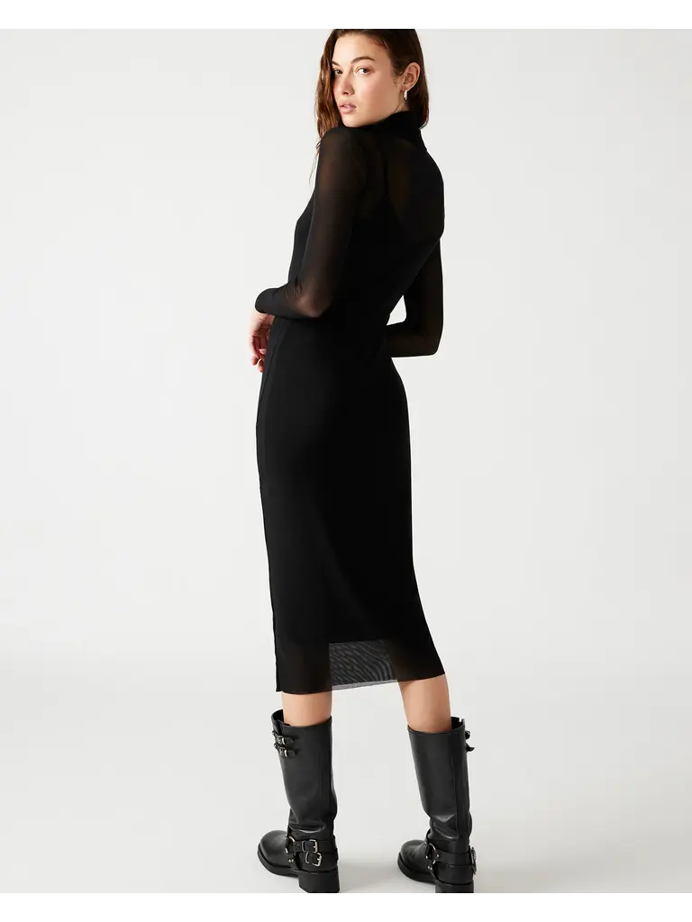 Steve Madden Black Mesh Dress