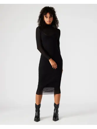 Steve Madden Black Mesh Dress Steve Madden Black Mesh Dress
