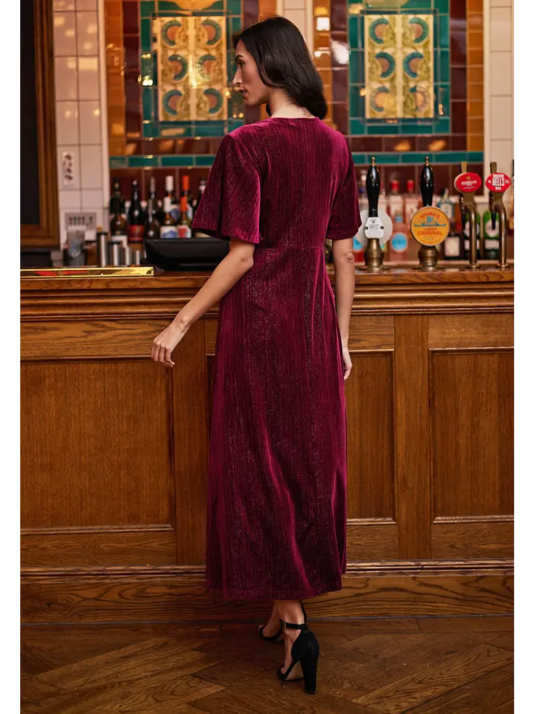 Angel Eyes Velvet Lurex Dress