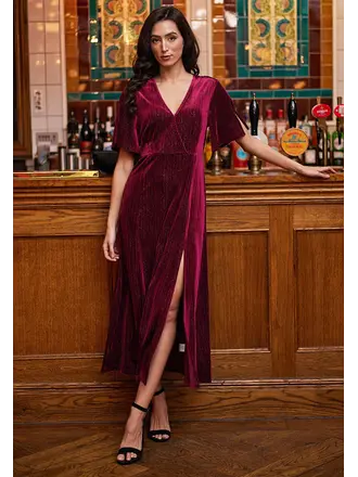 Angel Eyes Velvet Lurex Dress Angel Eyes Velvet Lurex Dress