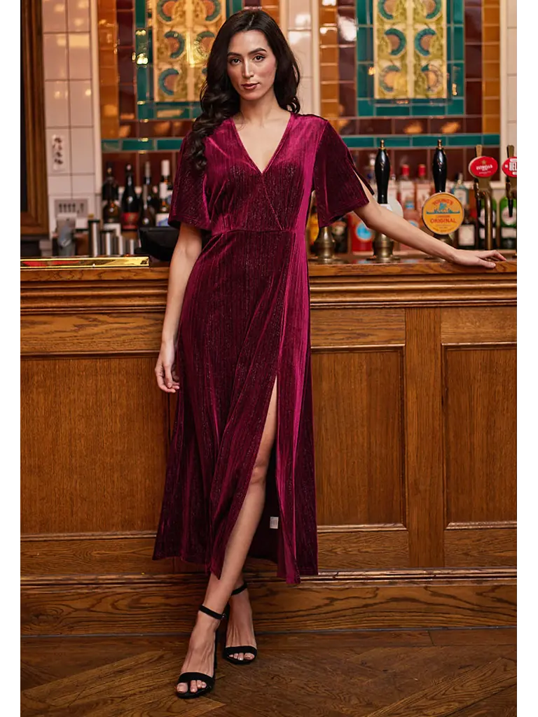 Angel Eyes Velvet Lurex Dress
