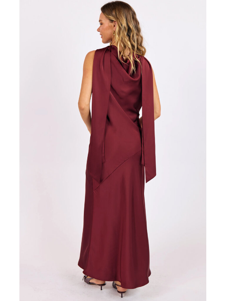 Sage The Label Cowl Neck Scarf Dress
