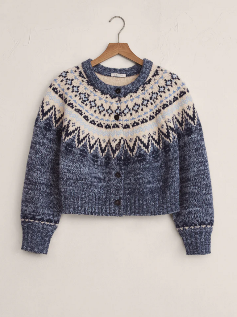 Z Supply Belgium Blue Cardigan