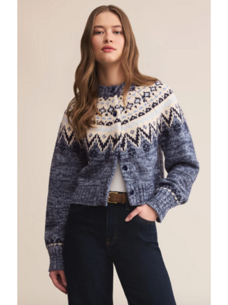 Z Supply Belgium Blue Cardigan