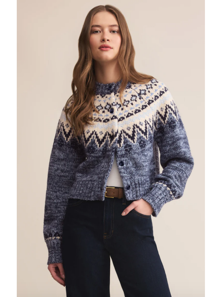 Z Supply Belgium Blue Cardigan