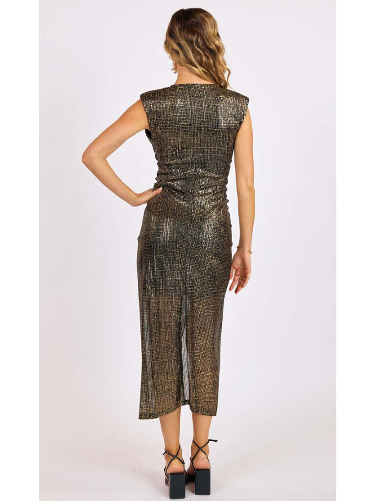 Sage The Label Gold Foil Dress