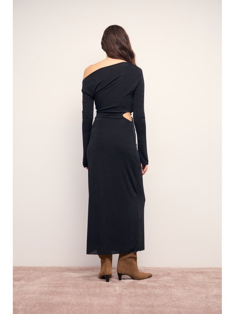 Mink Pink Side Cut Lurex Dress