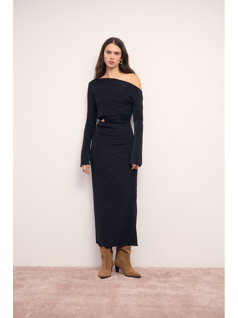 Mink Pink Side Cut Lurex Dress