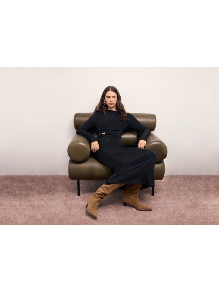 Mink Pink Side Cut Lurex Dress