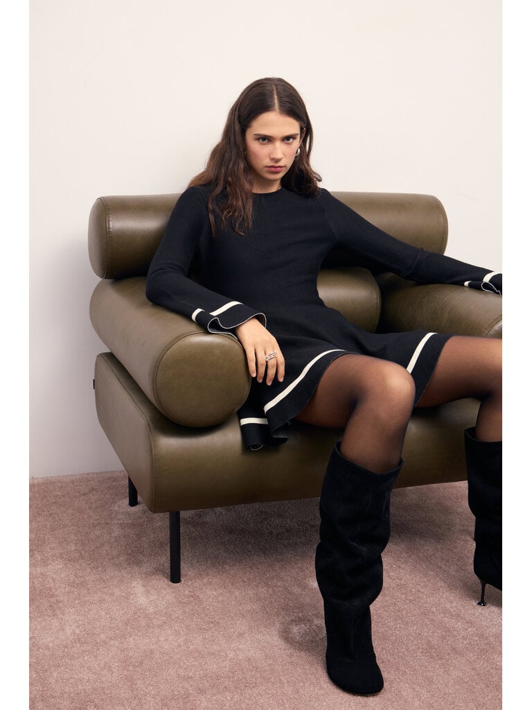 Mink Pink Knit Peplum Dress