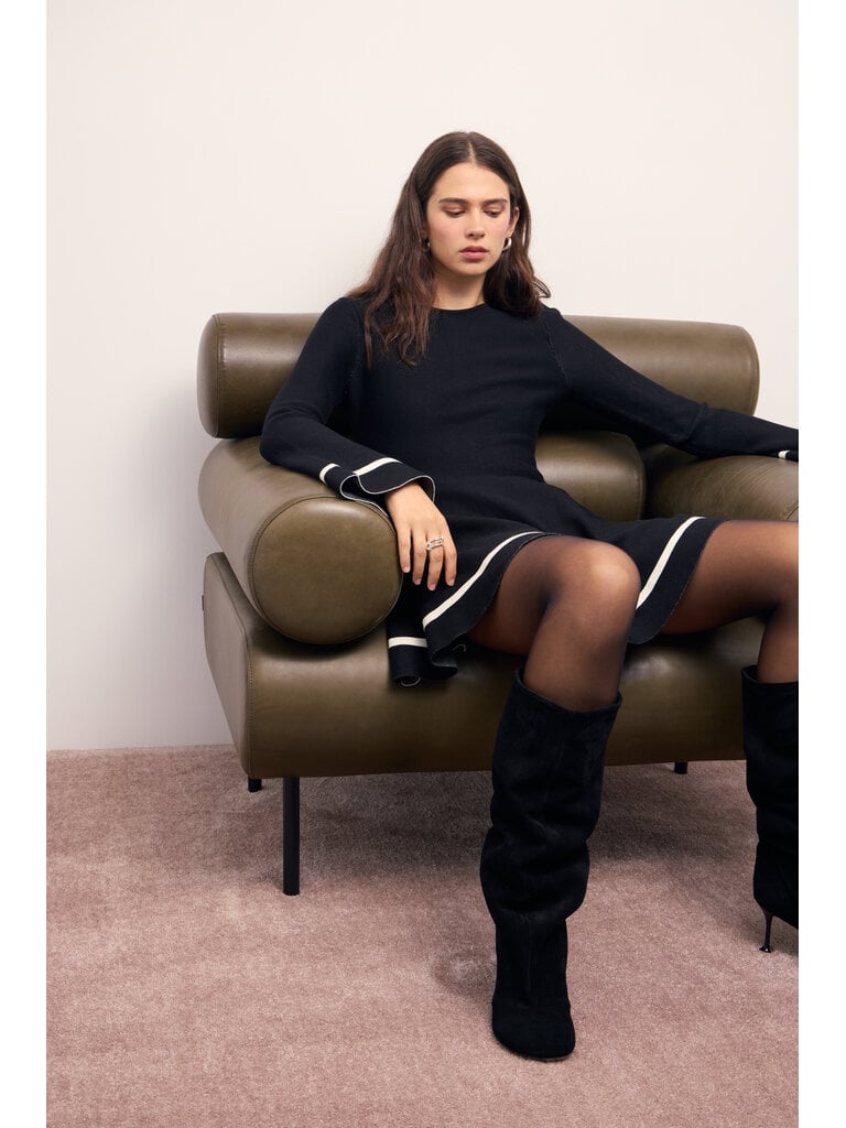 Mink Pink Knit Peplum Dress