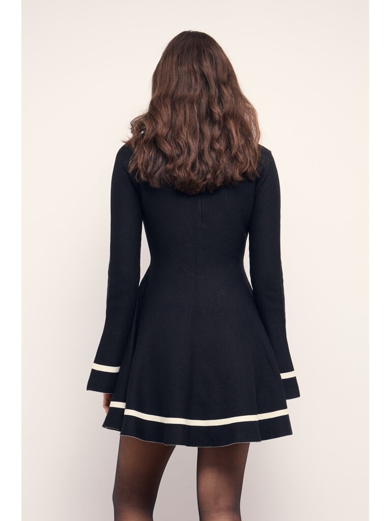 Mink Pink Knit Peplum Dress
