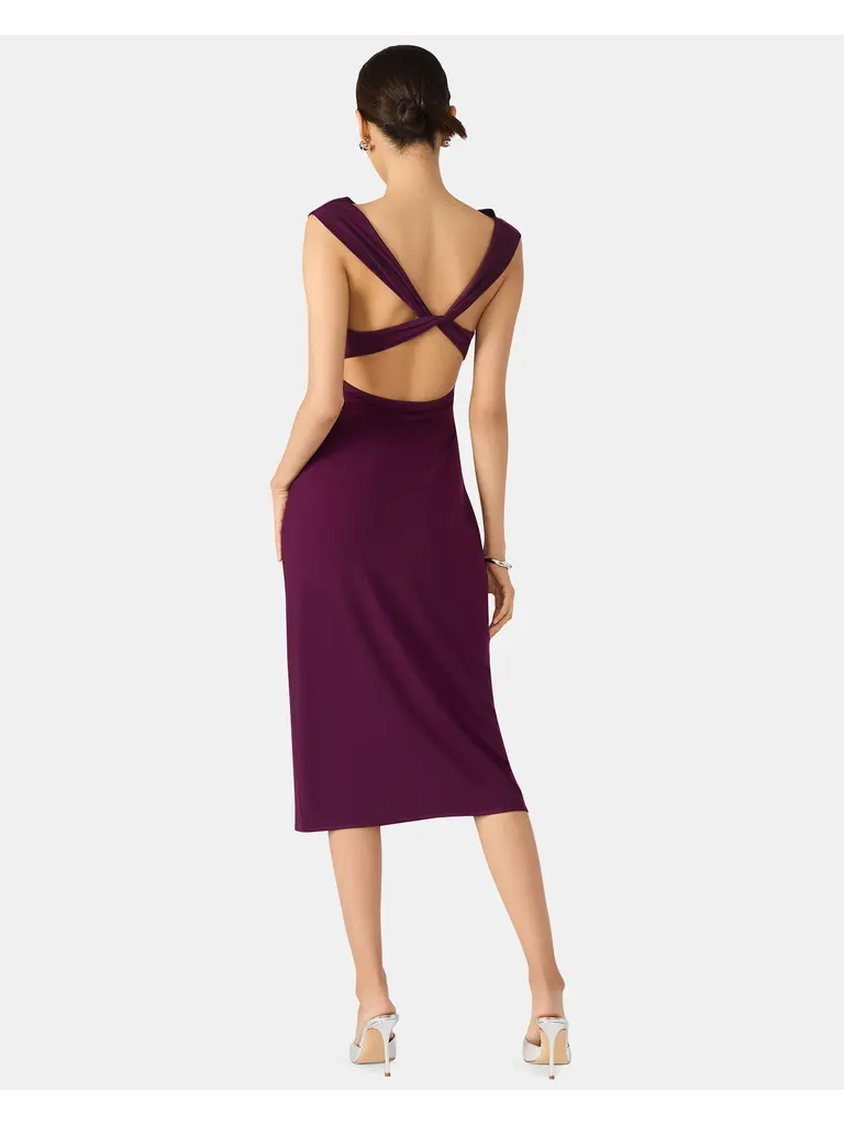 Steve Madden Plum Cross Back Midi
